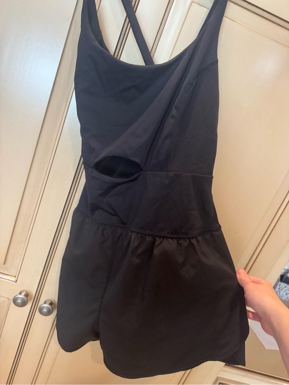 Girls' Black One-Piece set with shorts  - Classic Set